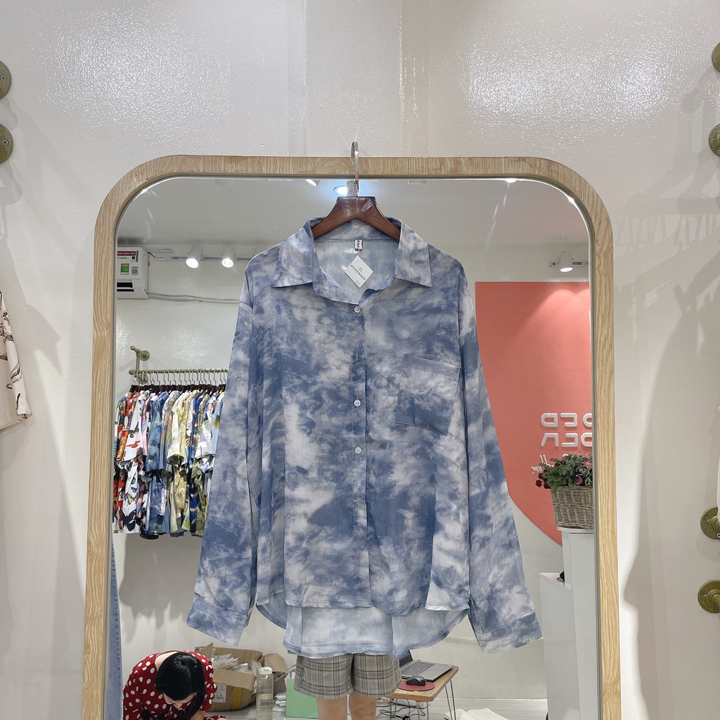 Sơ mi Loang Xanh Navy | 11 HIN