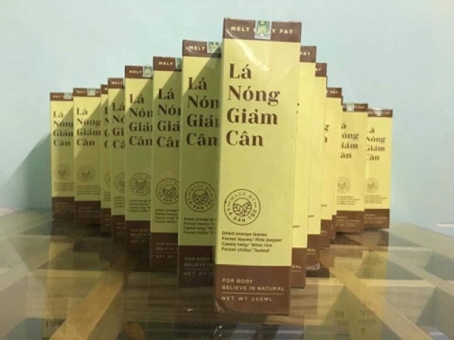 Lá nóng giảm cân (tặng kèm quần lót lưng cao, thước dây và bao tay y tế như hình)