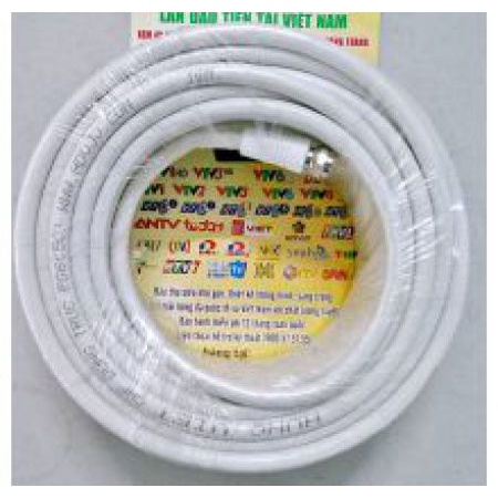 Cáp Anten 15m - 2 Đầu Đúc Sẳn Jack