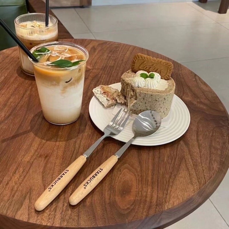 Bộ 3 thìa dĩa và đũa Starbucks sang chảnh - Set 3 món ( đũa, muỗng, nĩa ) STARBUCKS kèm hộp cao cấp