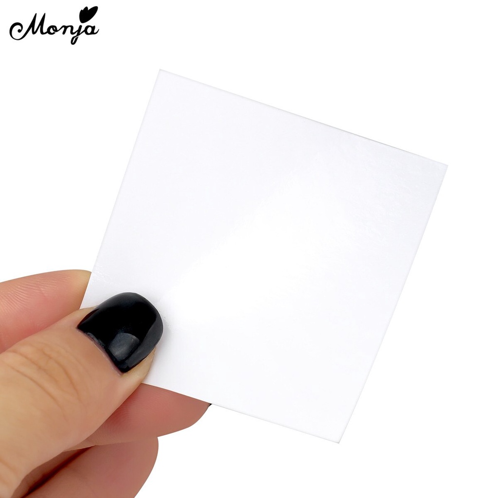 MONJA  50 Tờ giấy dùng một lần chống nước dùng để pha màu sơn móng tay