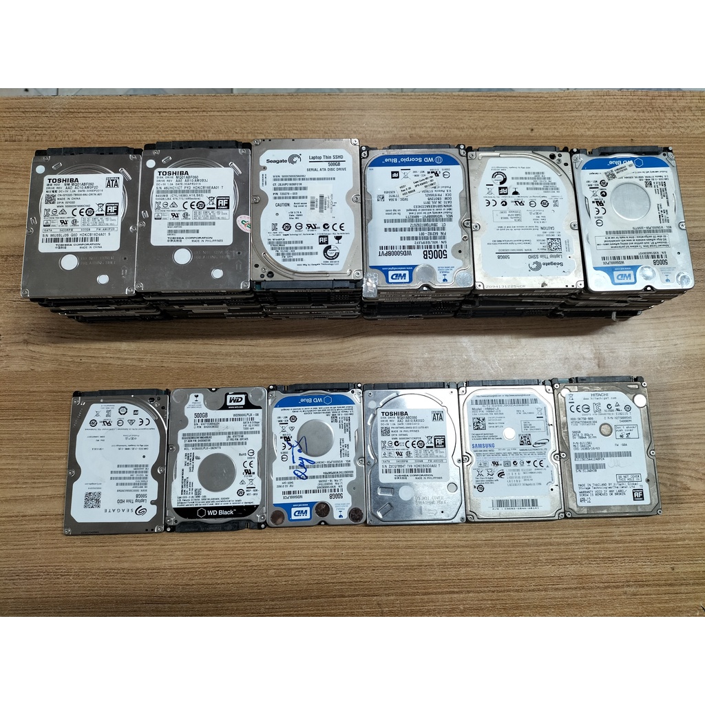 Ổ cứng laptop HDD 500Gb 640Gb 750Gb 1TB Bảo hành 1T