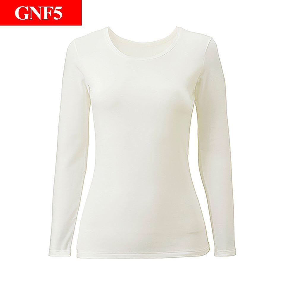 Áo giữ nhiệt Thu Đông Nữ Cao cấp Nhật Bản, Chính Hãng HF, cổ tròn sinh nhiệt giữ ấm rất tốt, vải cotton