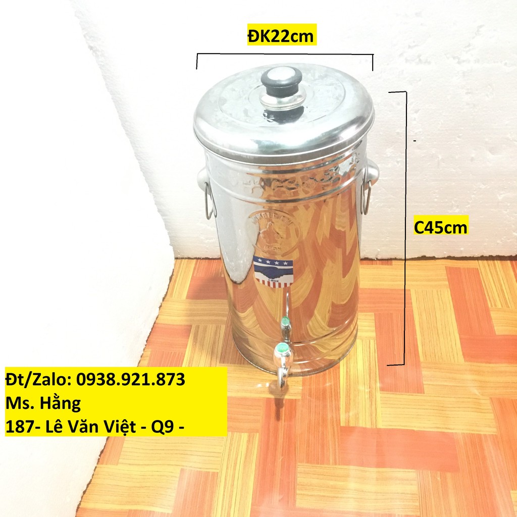 BÌNH LỌC NƯỚC 20L INOX CAO CẤP - BL20LA -