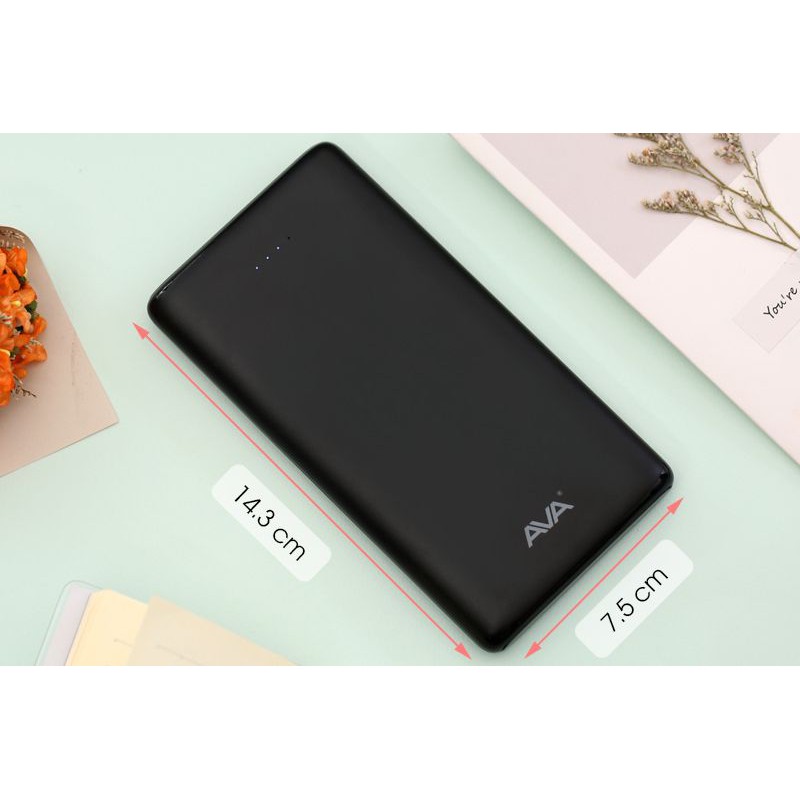 Pin sạc dự phòng Polymer 10000mAh AVA CHÍNH HÃNG TGDD