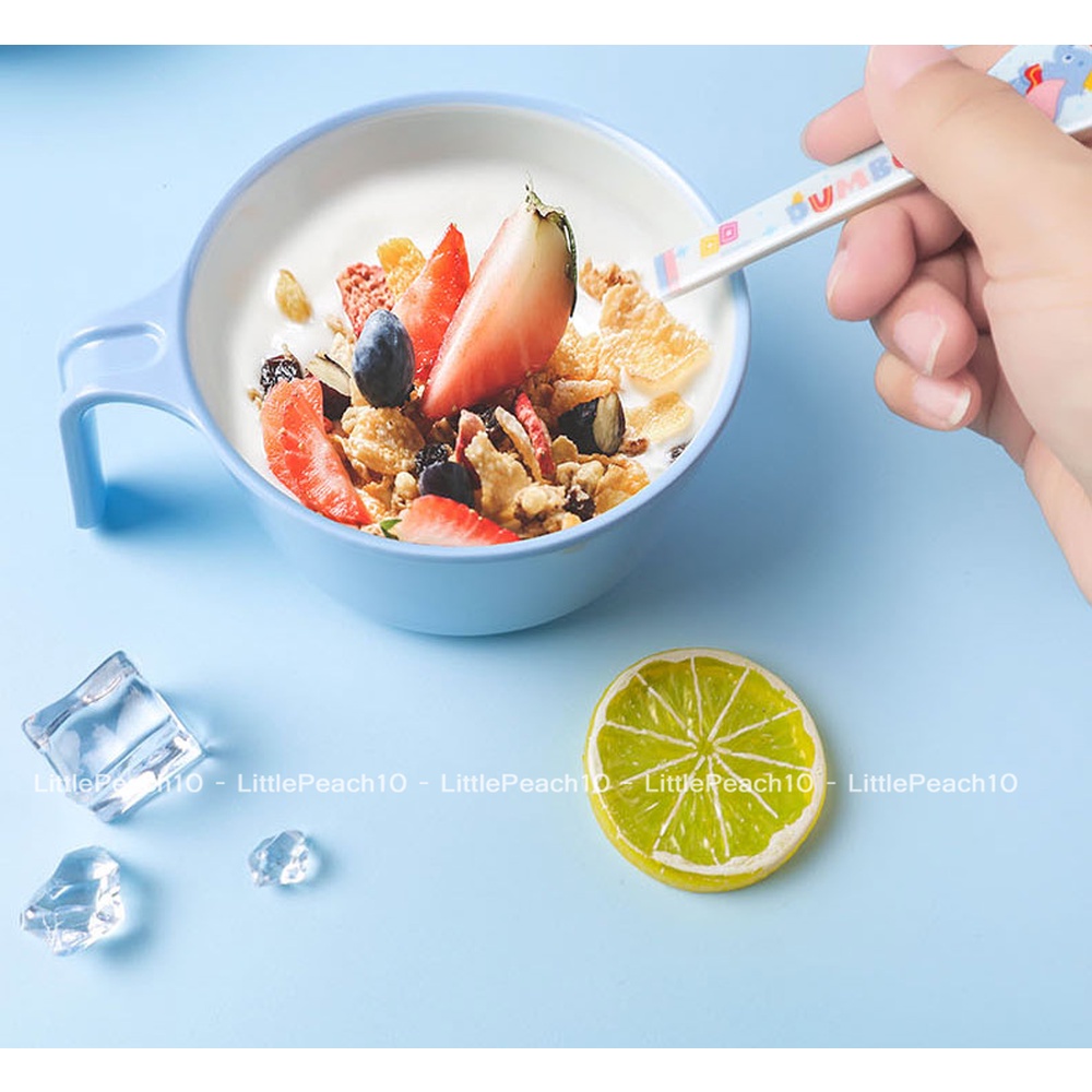 Muỗng nĩa melamine ăn dặm Disney size nhỏ Minnie Mickey Snow White Ariel Donald Dumbo cho bé