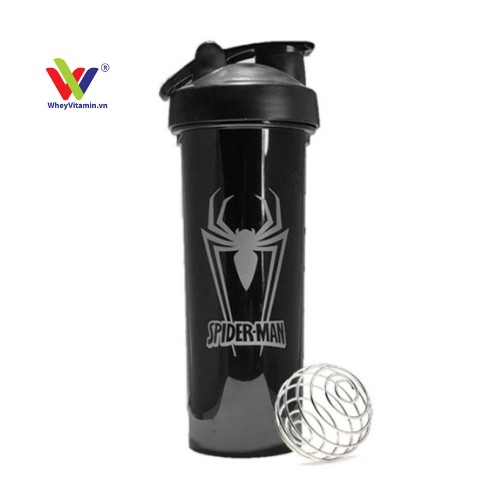 Bình Lắc Tập Gym ⭐️Bình nước đa năng⭐️ Bình lắc Shaker Thể -Siêu Anh Hùng Marvel 700ml