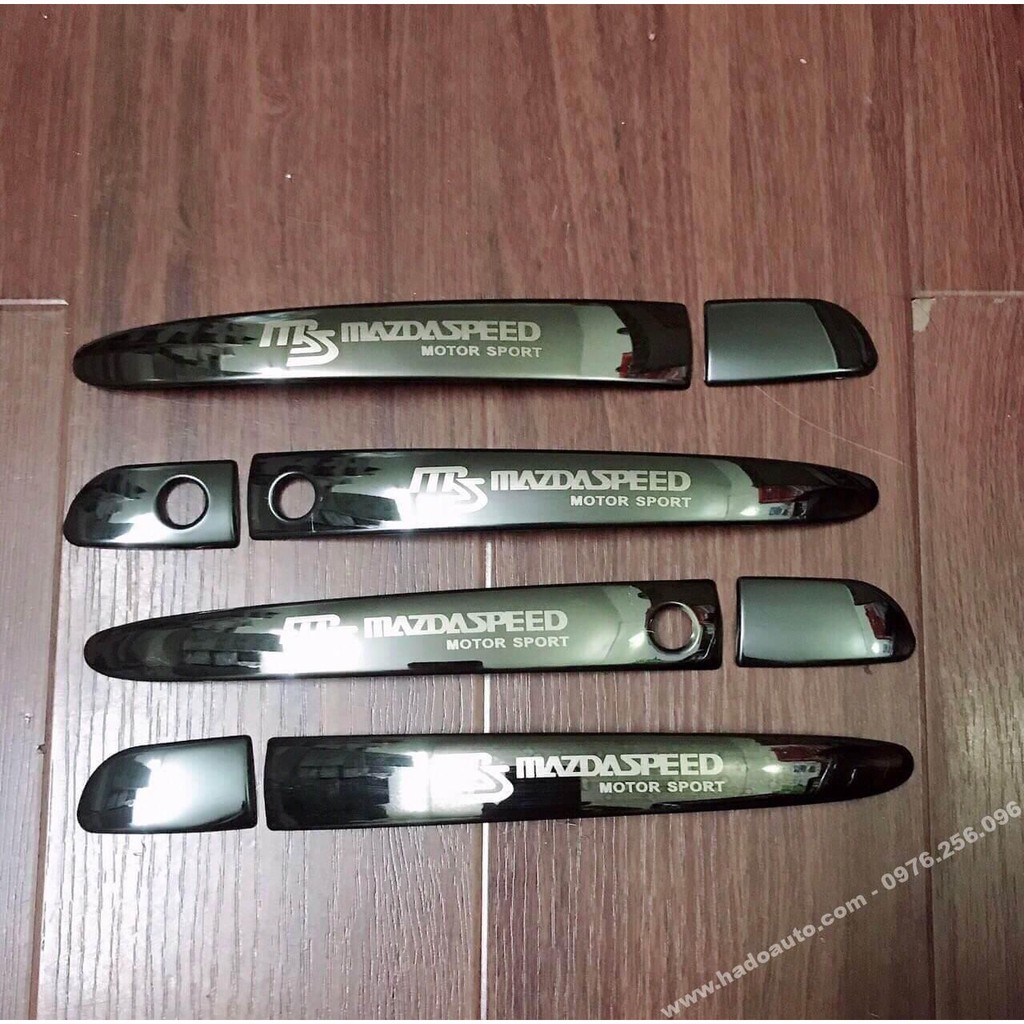 Ốp Hõm Cửa Xe Mazda 3 2016-2019, chất liệu Titan