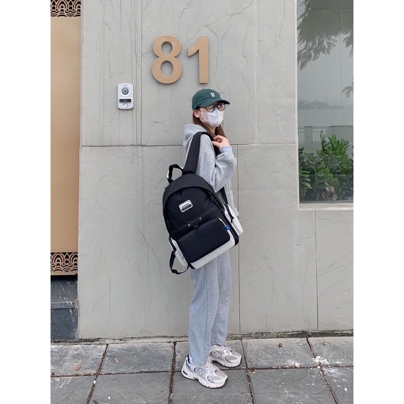 Balo Bama Simple 3.0 Backpack 2810 Shop Chất Vải Canvas Cao Cấp | Cặp Bama Đi Học Đi Chơi | Kích Thước 29 x 36 CM