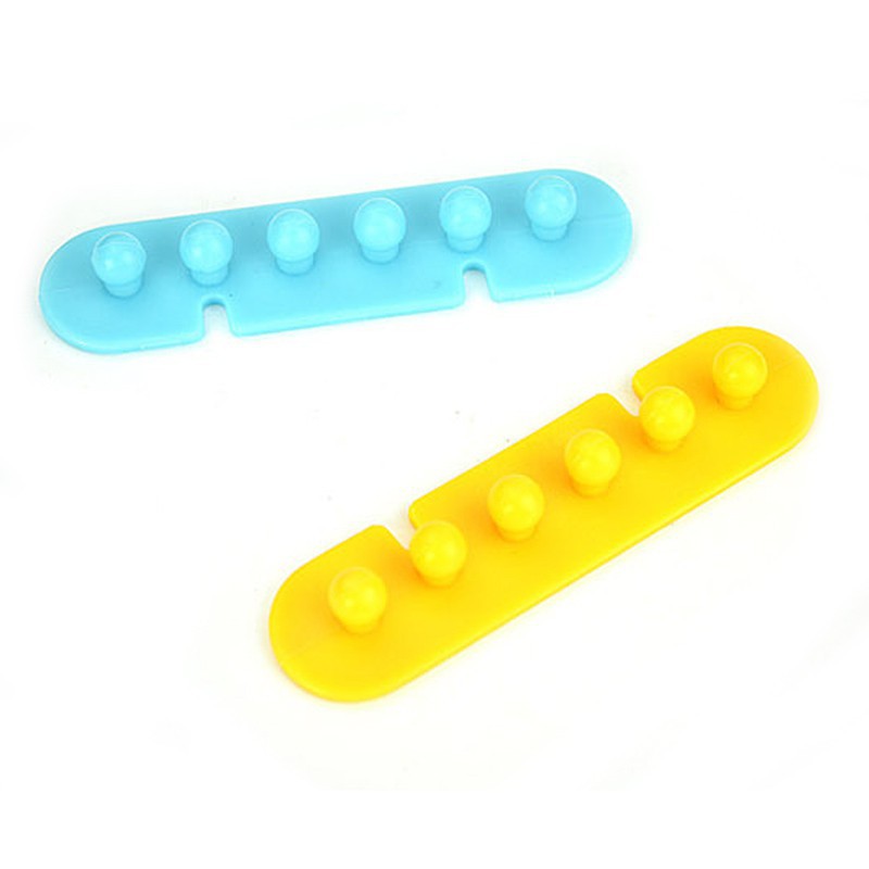 Bộ 2 thanh nhựa kẹp dây điện thoại/ máy tính gắn tường