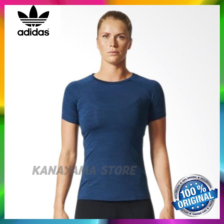 Áo Thun Thể Thao Adidas Tay Ngắn Thiết Kế Năng Động Hợp Thời Trang Cho Bạn Gái