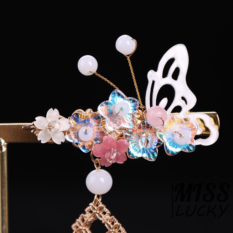 Kẹp tóc tua dua kiểu dáng thời trang phong cách cho nữ