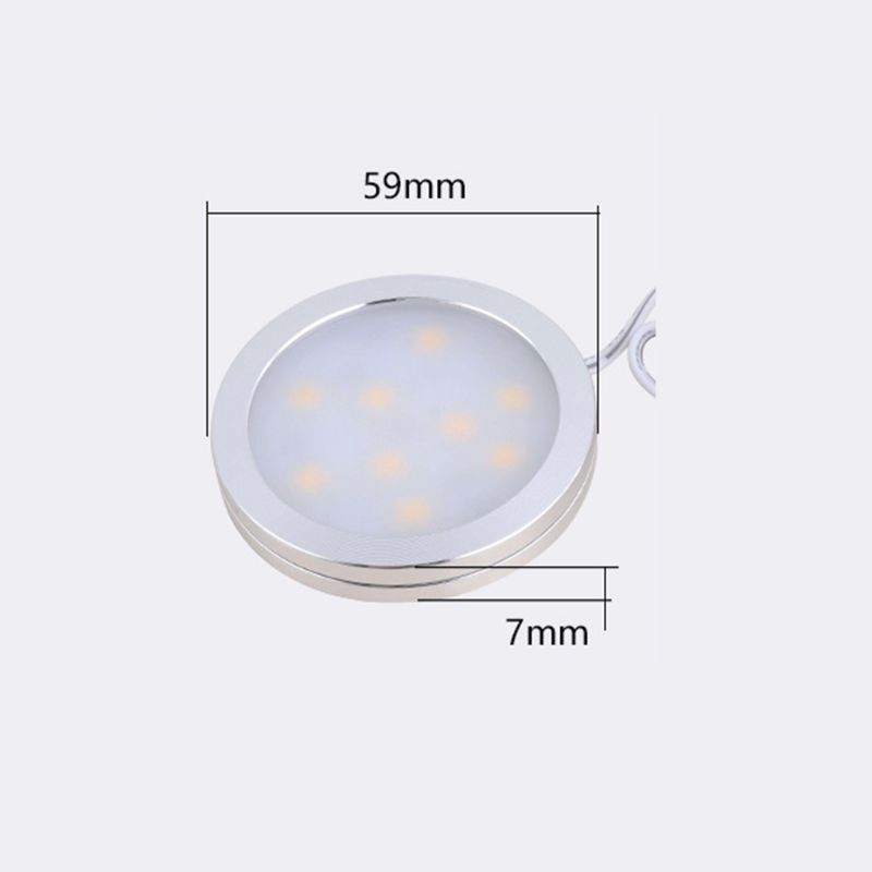 Đèn LED trần xe hơi 2.5W 12V lắp bên trong dành cho xe van tàu thuyền xe cắm trại RV