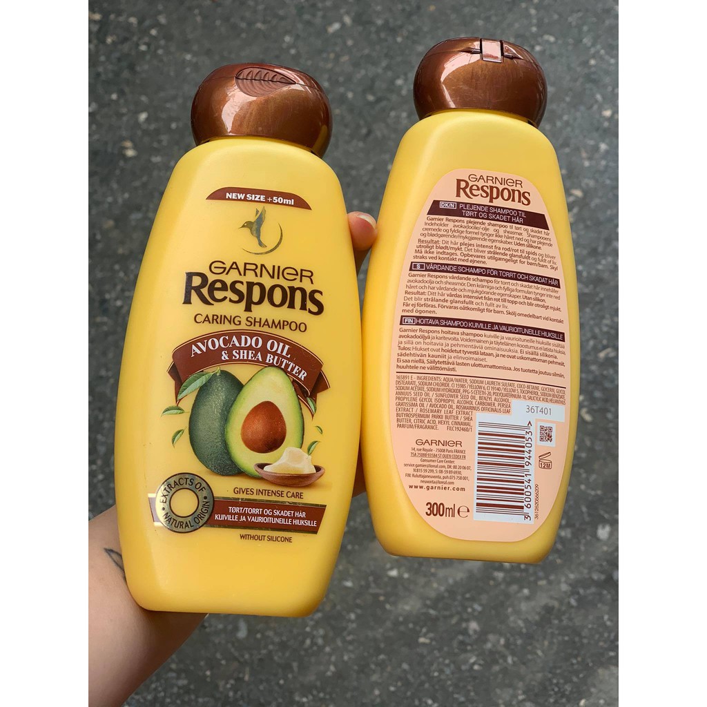 Gội Garnier tinh chất bơ 300ml