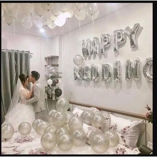 SET TRANG TRÍ PHÒNG CƯỚI PC-0018 [CHUẨN ẢNH -  Tặng kèm bơm tay + băng dính]