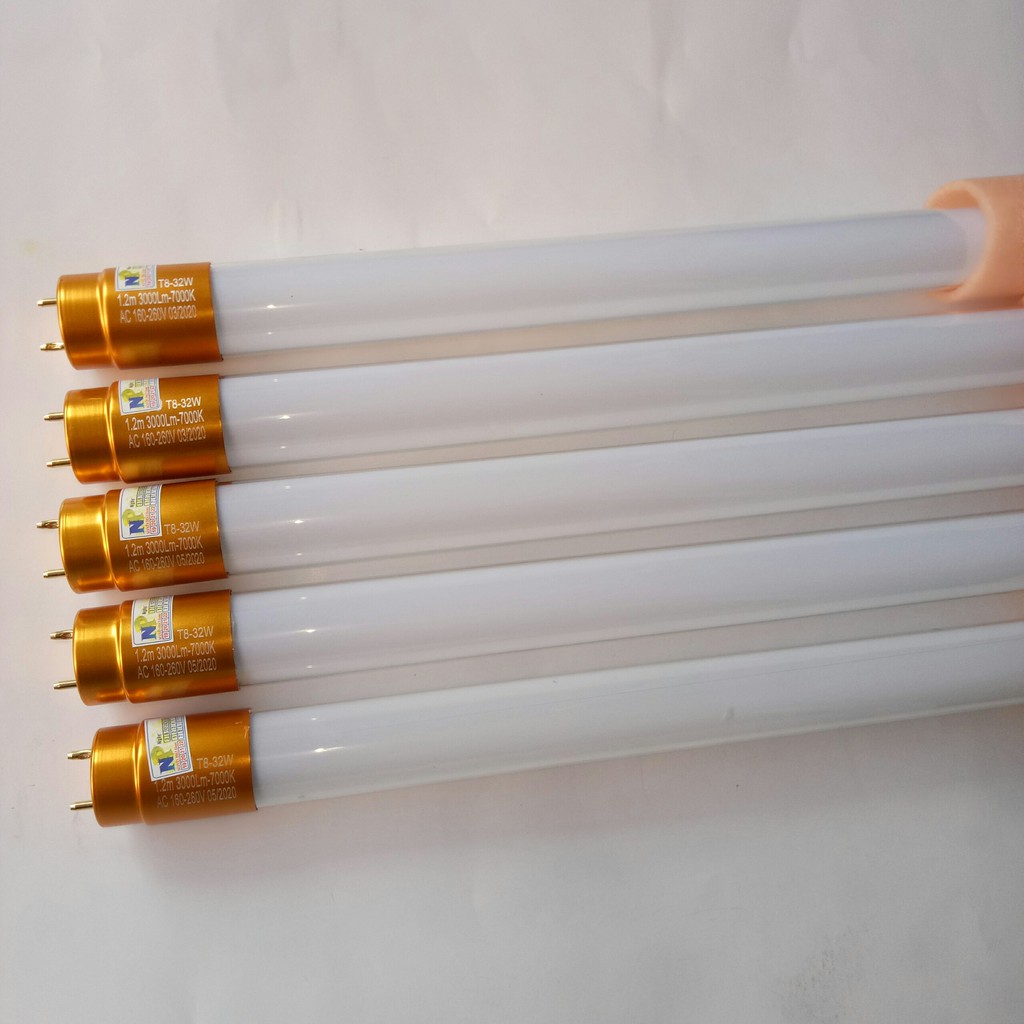 Bóng Tuýp LED T8 1.2m 32w Siêu Sáng Bóng Đầu Nhôm Tản Nhiệt Rất Tốt