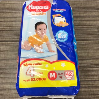 Tã Quần Huggies Size M42, L38, XL34.