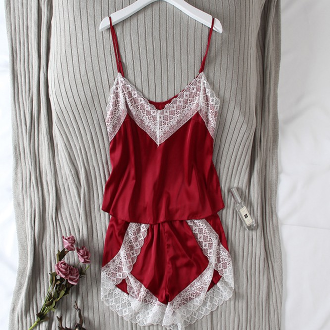Bộ đồ ngủ lụa sexy bigsize  MLXL tới 65kg 🔥FREESHIP🔥 cao cấp váy ngủ lụa đầm ngủ sexy AM160105 | BigBuy360 - bigbuy360.vn