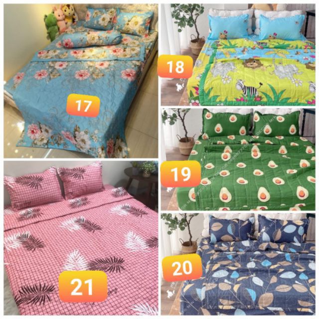 Combo ga + 2 vỏ gối cottog poly | BigBuy360 - bigbuy360.vn