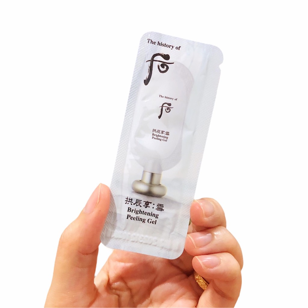 [COMBO] 10 GÓI TẨY DA CHẾT TRẮNG DA WHOO PEELING GEL