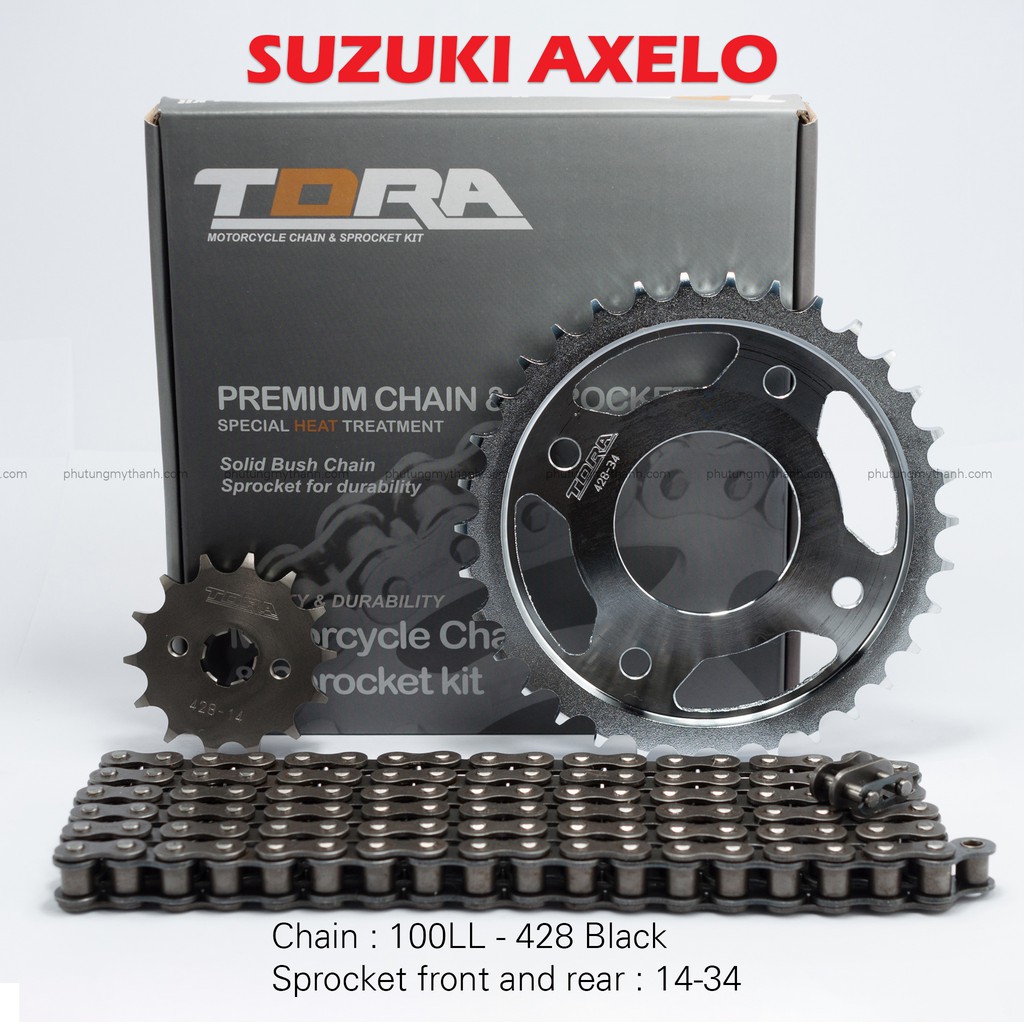 Nhông sên dĩa Suzuki Axelo 125cc -Tora
