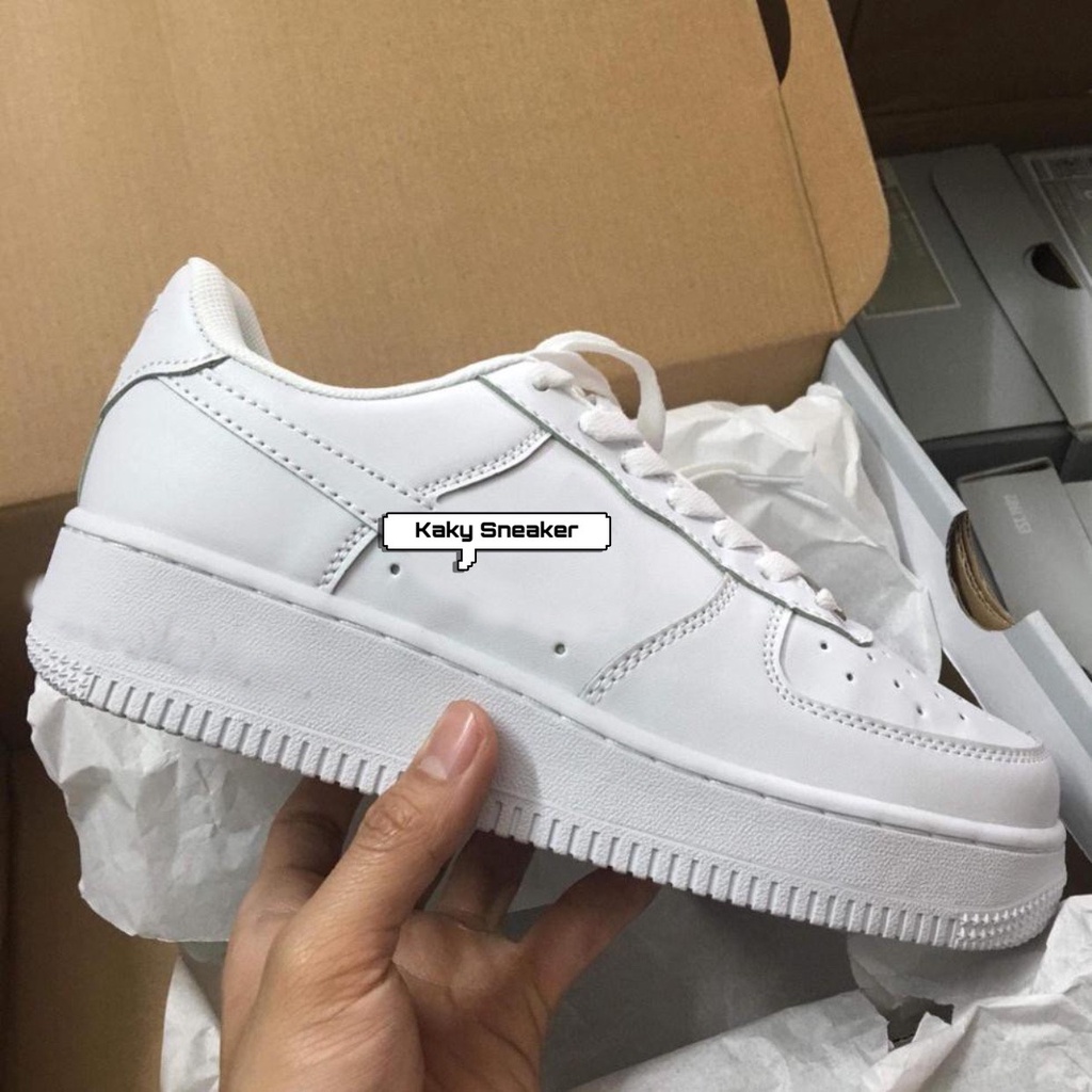 Giày Thể Thao AF1 Trắng Full, Giày sneaker Force Trắng Nam Nữ cực hot dễ phối đồ đủ box bill [Free ship] | BigBuy360 - bigbuy360.vn