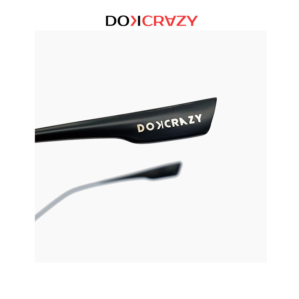 Kính râm DOKCRAZY oval nhỏ cao cấp chống tia UV400 phong cách đường phố Âu Mỹ CODY