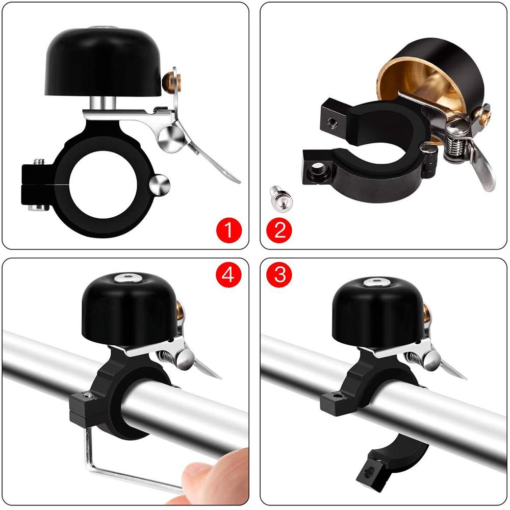 Chuông Cảnh Báo An Toàn Âm Thanh Lớn Gắn Tay Lái Xe Đạp