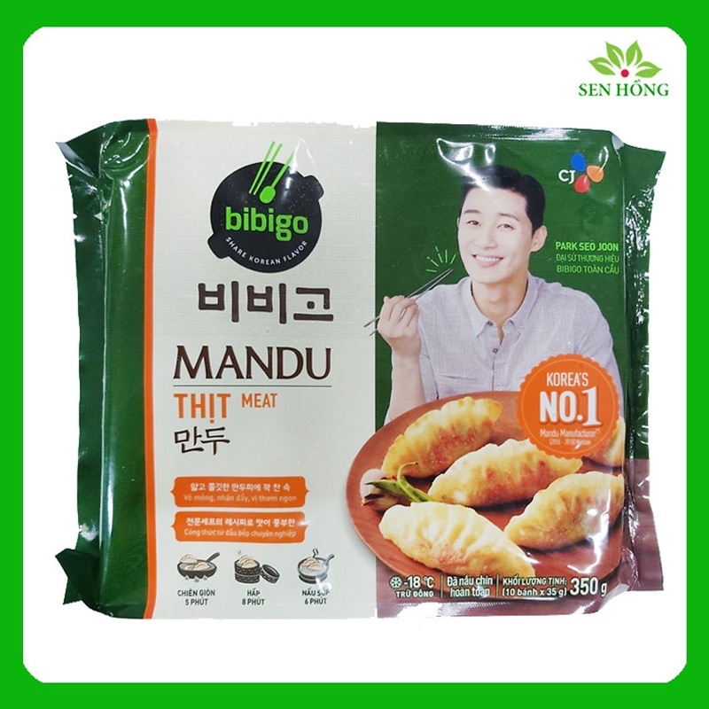 Bánh xếp hai san Hàn Quốc 10 cái/350gr