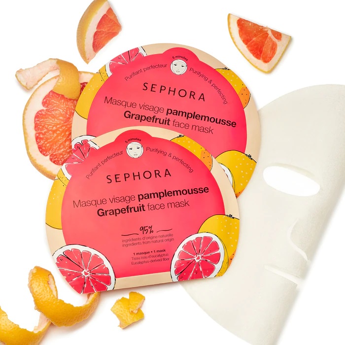 SEPHORA COLLECTION  Mặt nạ giấy sợi sinh học dưỡng da Clean Face Mask