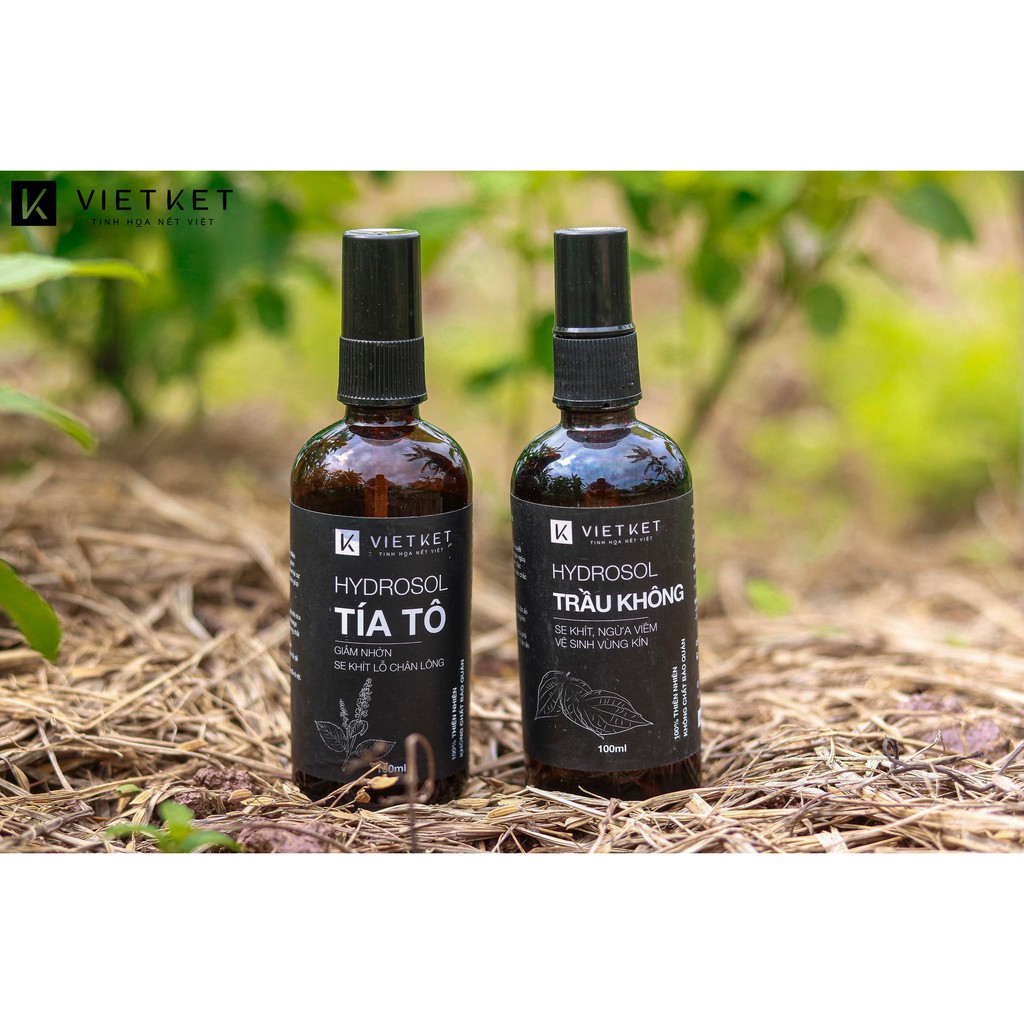 Combo Hydrosol Trầu Không(giữ gìn vệ sinh vùng kín cho chị em.)+Hydrosol Tía Tô(Dưỡng da mặt và bảo vệ da mặt sáng khỏe)