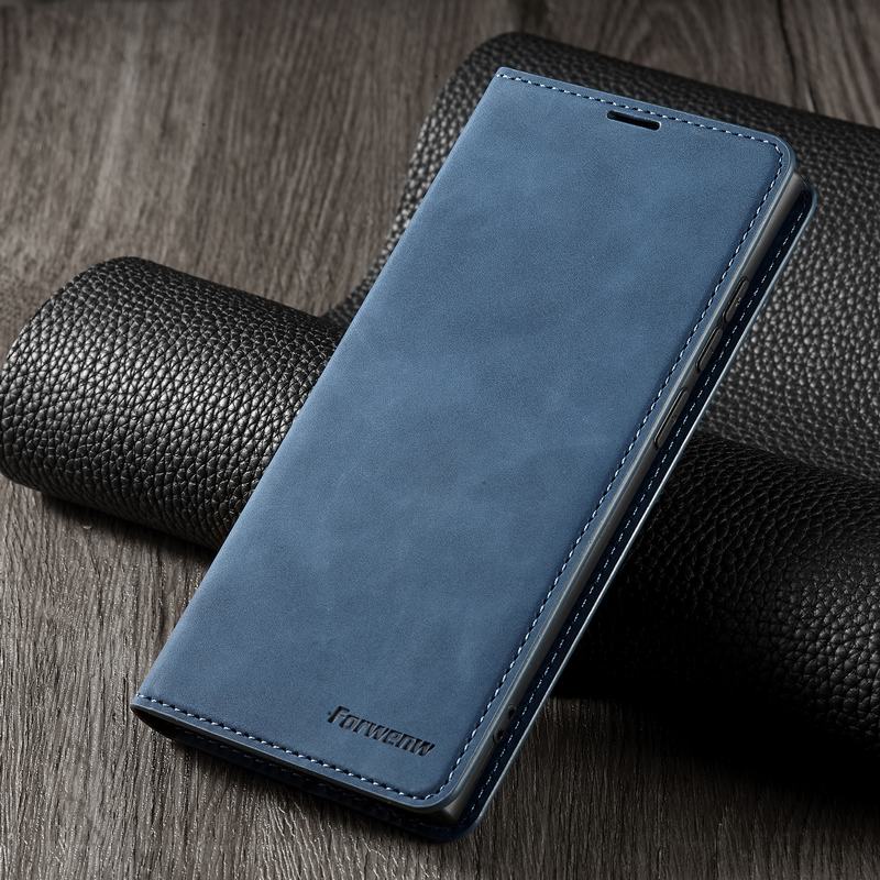 Bao Da Điện Thoại Nắp Lật Nam Châm Kiêm Ví Cho iPhone 13 12 11 Pro Max Mini 6 6s 7 8 Plus 5 5S SE 2020