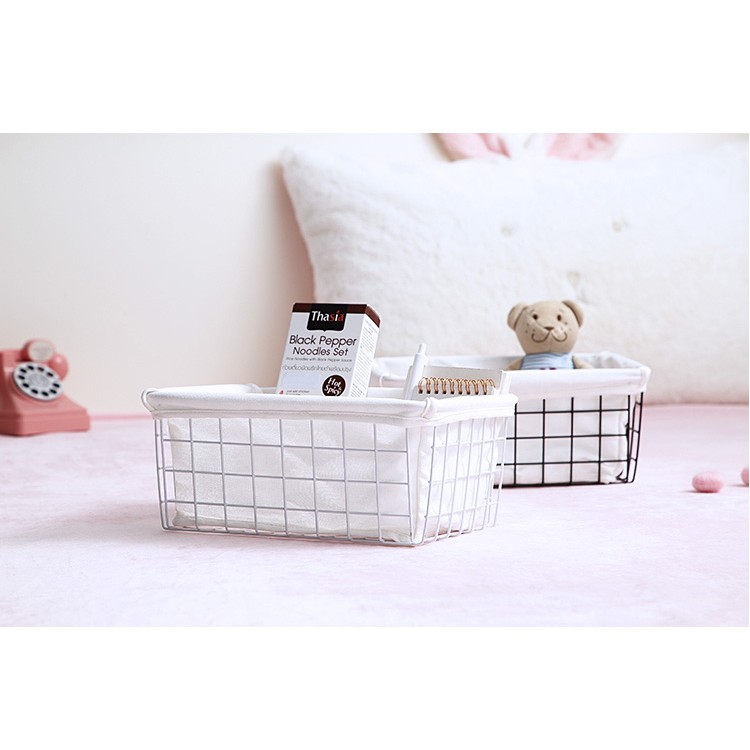 Rổ kim loại hình chữ nhật | BigBuy360 - bigbuy360.vn