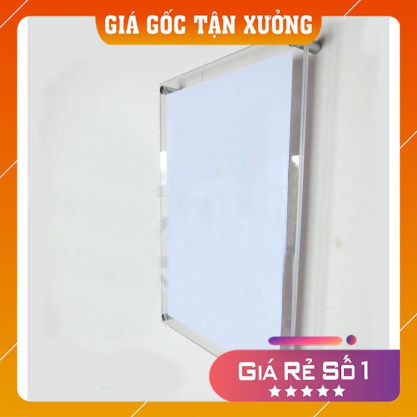 [Giá Gốc Tận Xưởng] Khung ảnh mica treo tường khổ A3