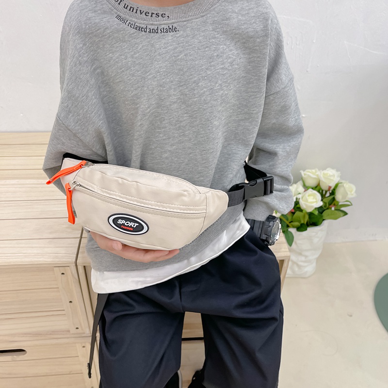 Túi Đeo Chéo Ngực Vải Canvas Cỡ Nhỏ Kiểu Hàn Quốc Dễ Thương Cho Bé