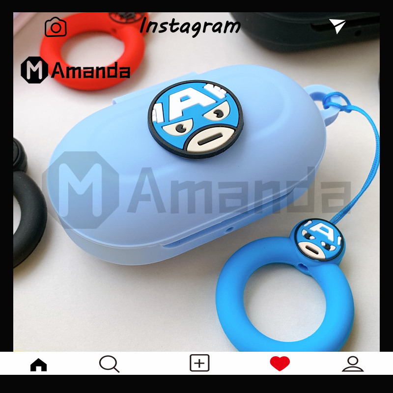 Vỏ bảo vệ hộp sạc tai nghe silicon chống bụi cho Samsung Galaxy Buds/Buds+/Buds Plus