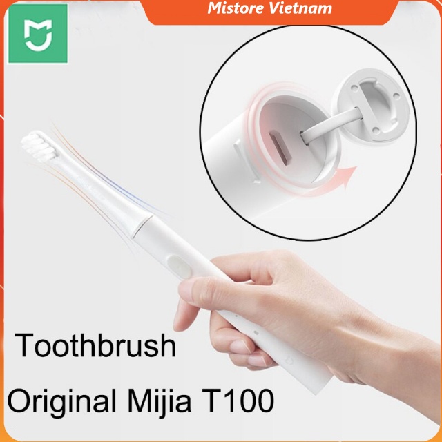 Bàn chải đánh răng điện Xiaomi Mijia T100 chính hãng kháng nước bảo vệ nướu