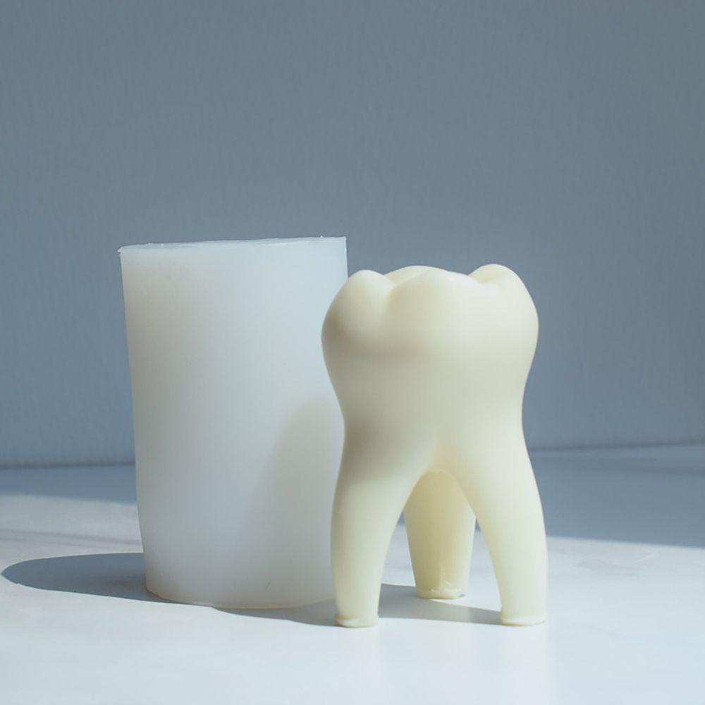 1 Khuôn Silicone Tạo Hình Chiếc Răng 3D DIY Trang Trí Nhà Cửa