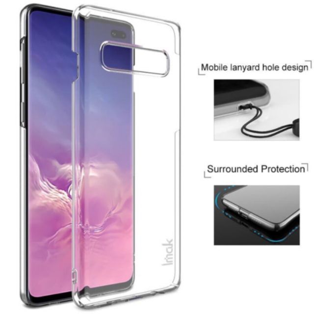 Ốp lưng imak xịn Galaxy S10/ S10 Plus phủ nano trong suốt chống xước không ố vàng