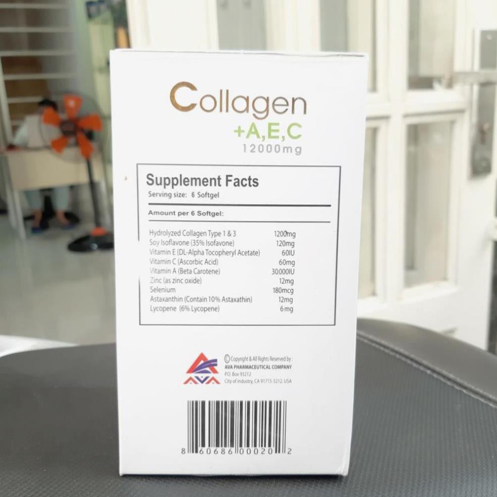 VIÊN UỐNG ĐẸP DA COLLAGEN A E C đẹp da, sáng da, chống lão hóa