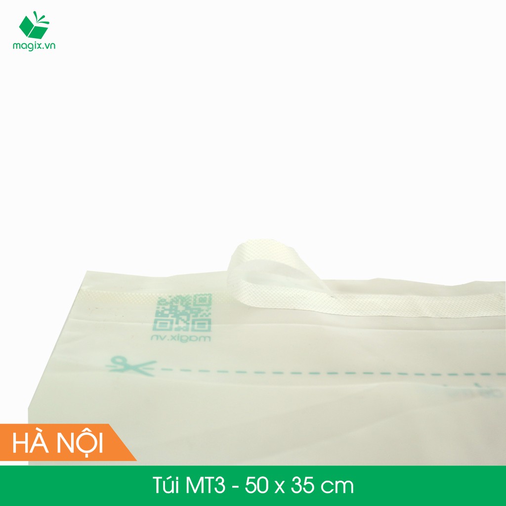 MT3 - 50x35 cm - 25 TÚI NILON GIAO HÀNG THAY HỘP CARTON