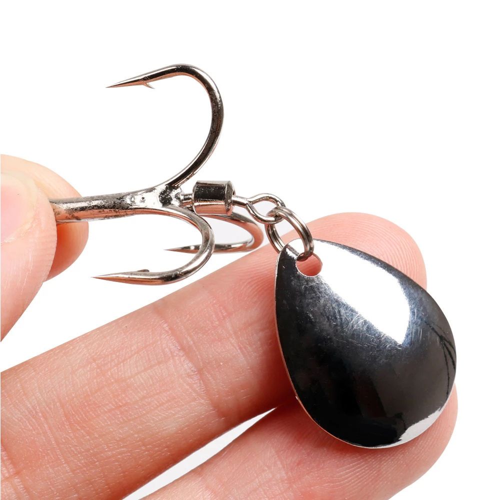 MUVAKO 1 pc móc câu cá bằng thép carbon chất lượng cao