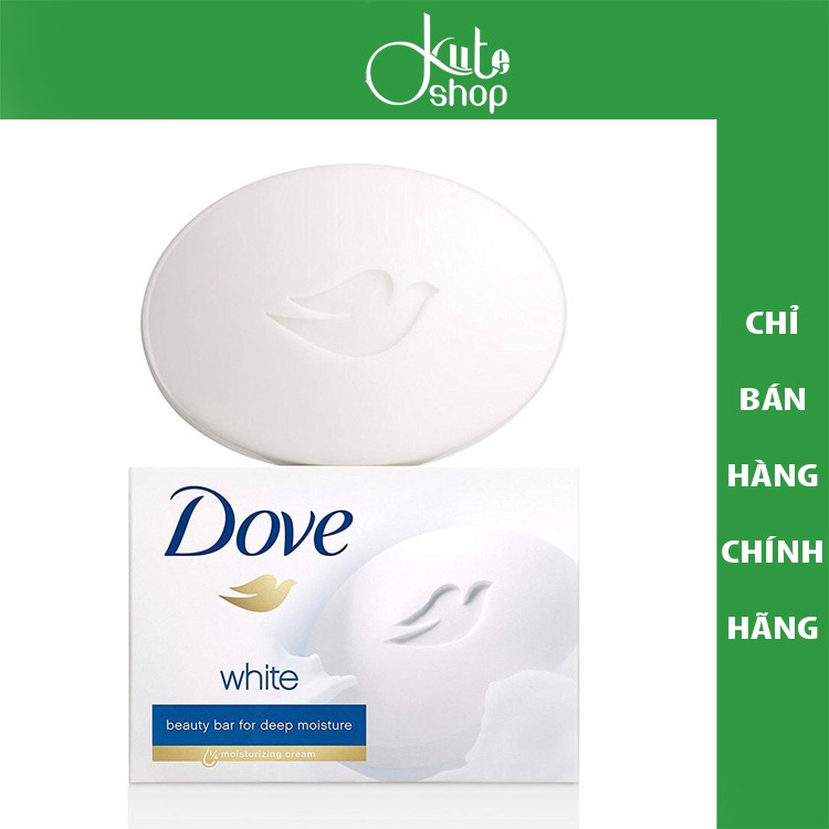 Xà phòng dưỡng ẩm Dove White Moisturizing Cream Beauty Bar 113g