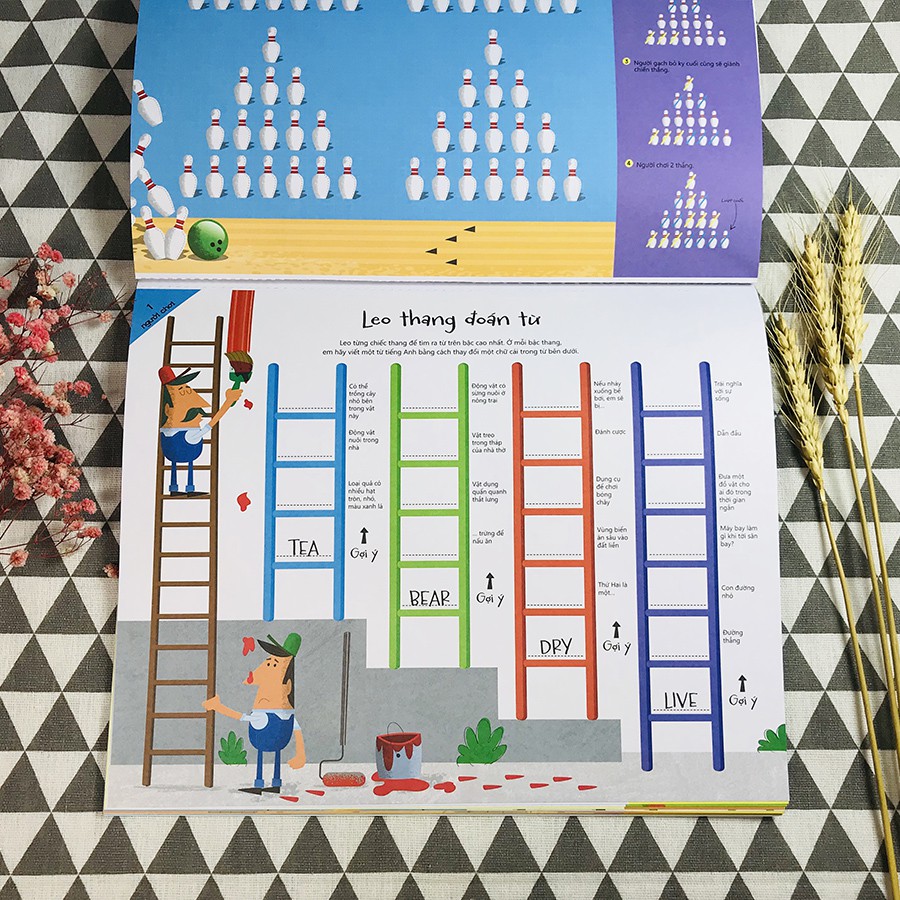 Sách - Cuốn Sách Khổng Lồ Về Trò Chơi Tư Duy - Big Pencil Và Paper Games Pad - Dành Cho Bé Từ 5+