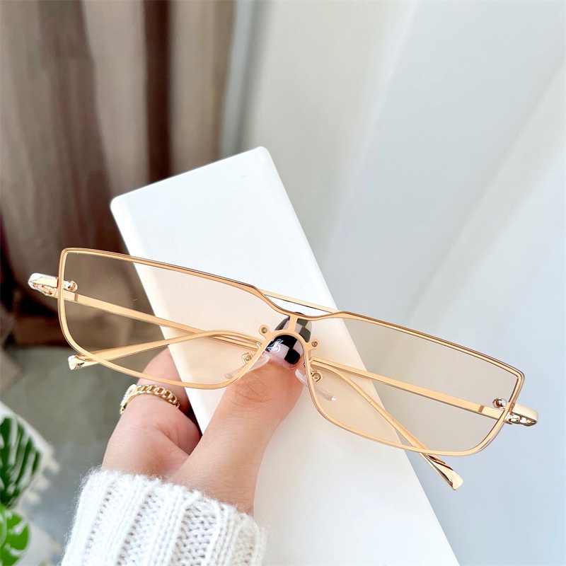 Kính Mát Gọng Đôi Kim Loại Phong Cách Retro Thời Trang Cho Nam Nữ