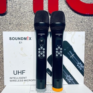  Micro không dây Echo SoundMix E1 - Micro Không Dây Cao Cấp Tích Hợp Bass Treble và Echo - Hàng Chính Hãng 