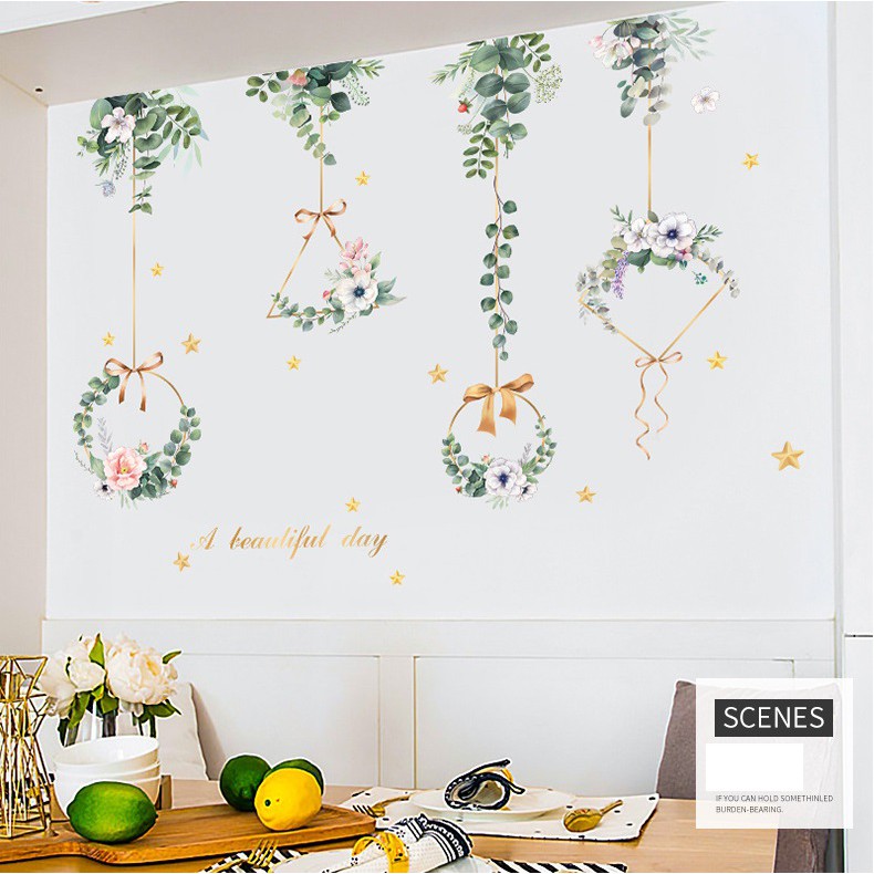 Decal dán tường Vòng nguyệt quế A42 - Decal dán tường Hàn Quốc | BigBuy360 - bigbuy360.vn