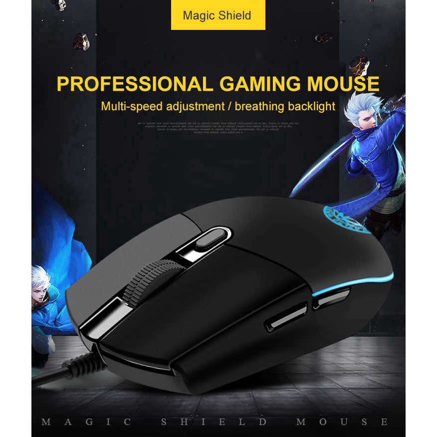 CHUYI chuột Gaming Mouse Optical Ergonomical Mause 3200 DPI Computer Office Game Mice For Dota 2 Gamer Laptop PC