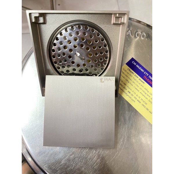 Hố ga thoát sàn nhà tắm inox 304 đúc nóng chảy loại đẹp chống hôi và chống chào ngược tuyệt đối