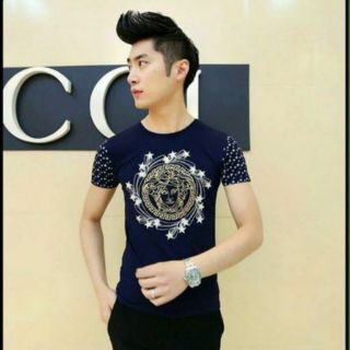 Áo nam vòng versace - xanh